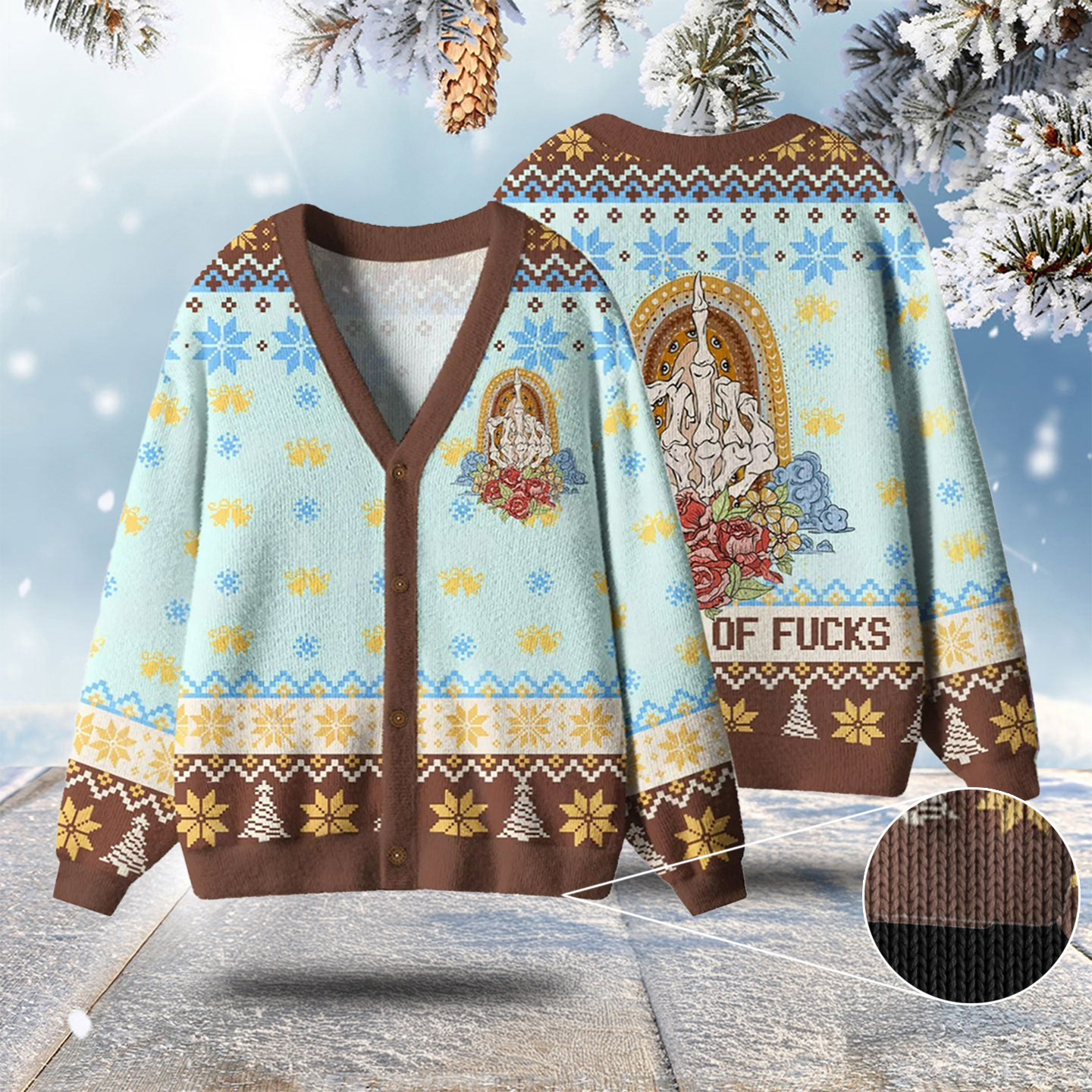 The Zero Of F Ugly Cardigan Sweaters Crazy Christmas Outfits Xmas Gifts For Son