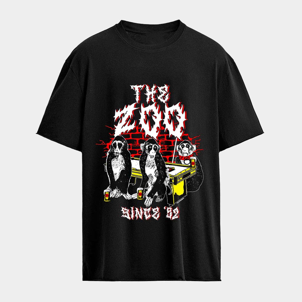 The Zoo Metal Chimps T-Shirt Birthday Present For Husband