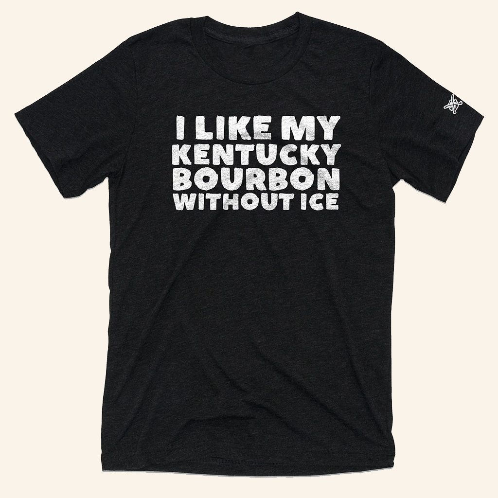 TheKy Merch I Like My Kentucky Bourbon Without Ice T-Shirt Present For Dad