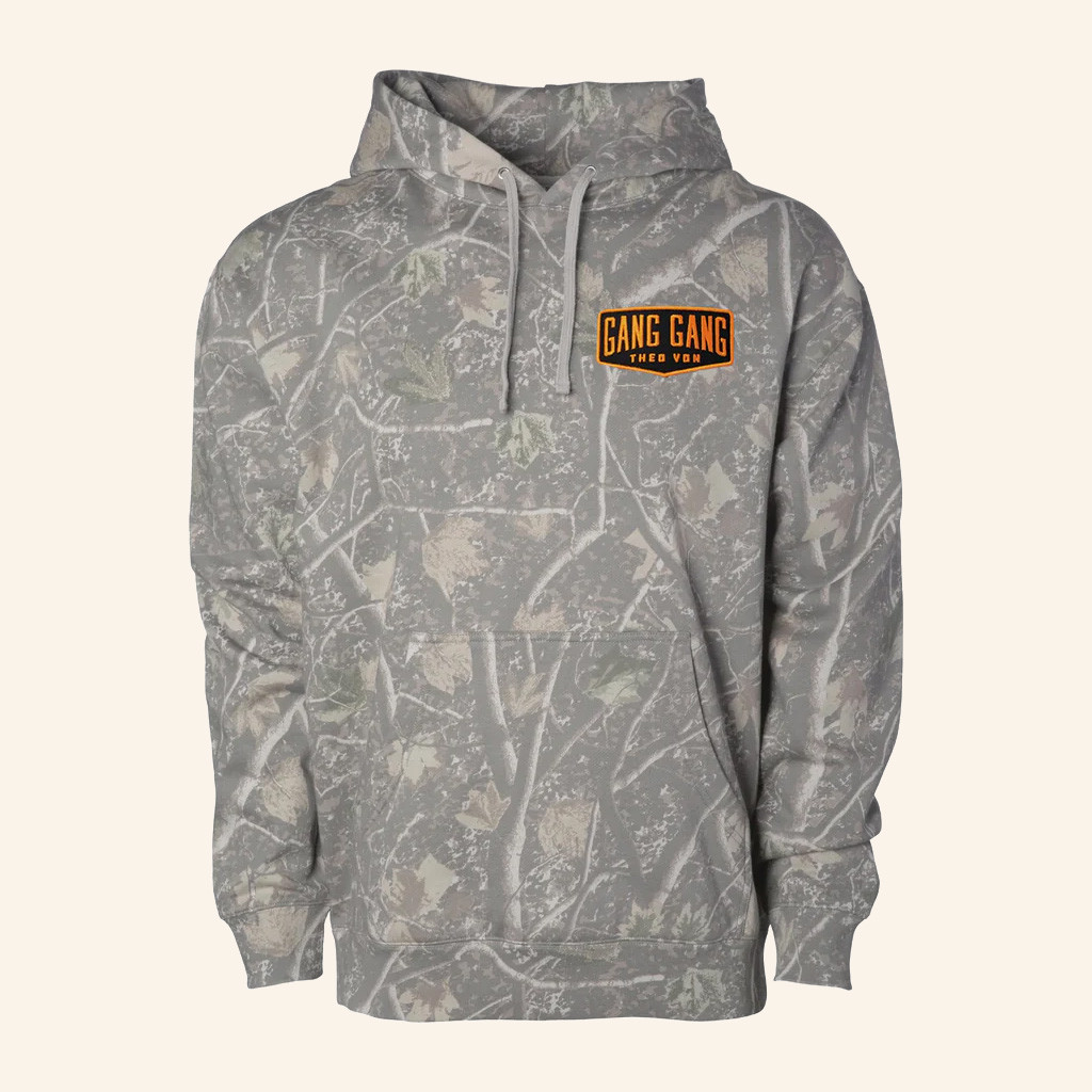 Theo Von Merch Gang Gang Deadwood Camo Hoodie Birthday Gift For Dad Theo Von Merch Gang Gang Deadwood Camo Hoodie Birthday Gift For Dad