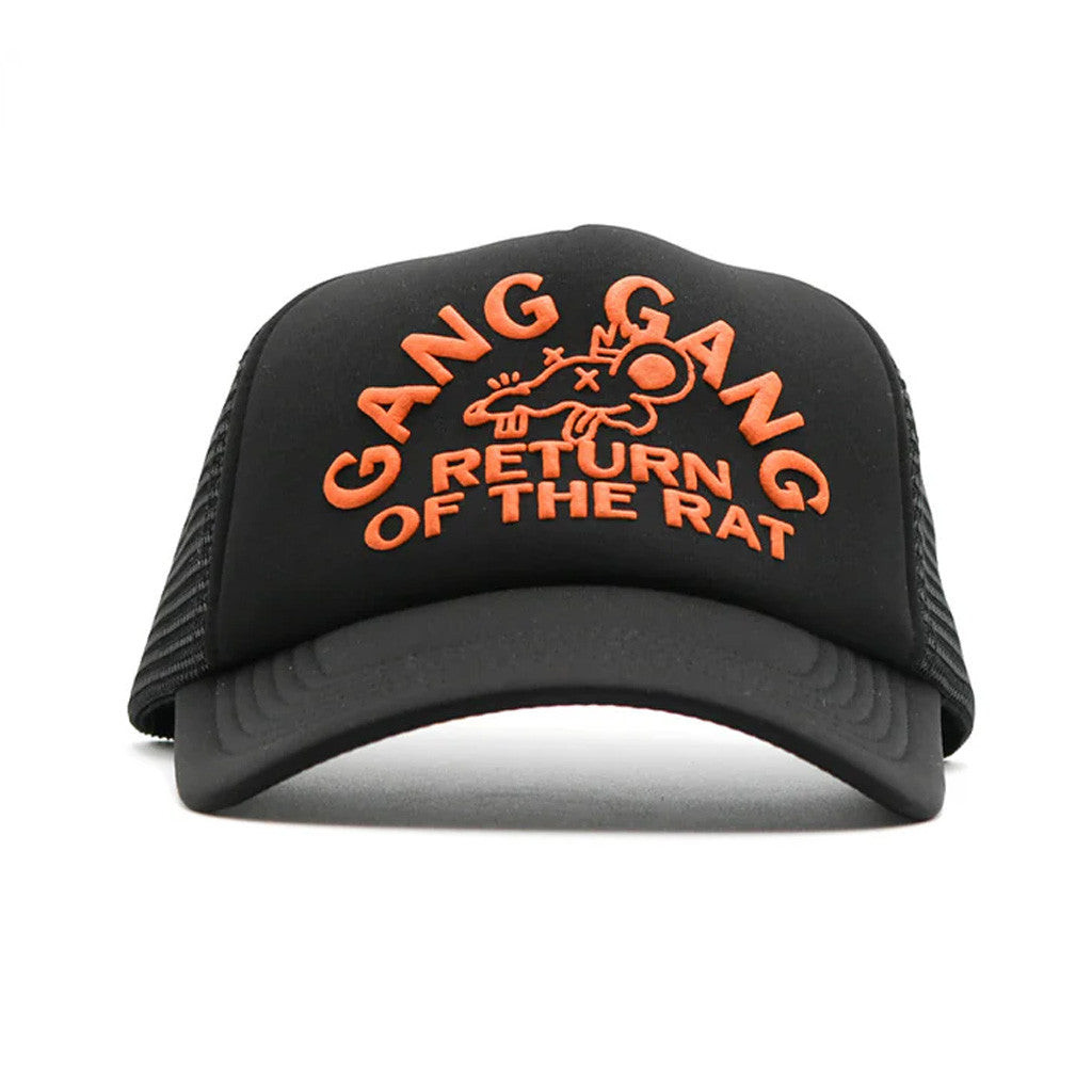 Theo Von Merch Gang Gang Trucker Hat Black Embroidered Gifts For Dad