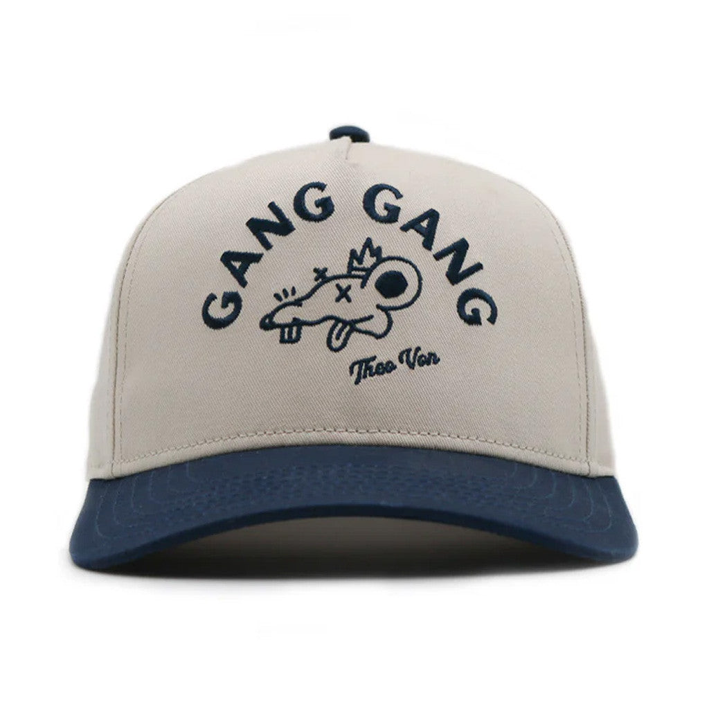 Theo Von Merch Gang Gang Two Toned Hat Embroidered Gifts For Friends Theo Von Merch Gang Gang Two Toned Hat Embroidered Gifts For Friends