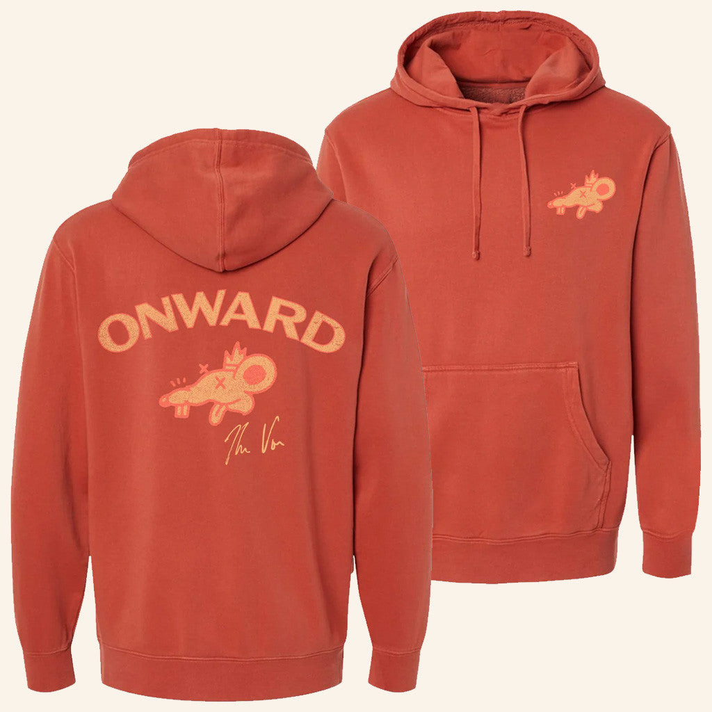 Theo Von Merch Onward Pigment Hoodie Gifts For Husband