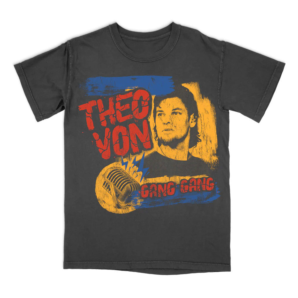 Theo Von Merch Theo Von Gang Gang T-Shirt Black Gifts For Him Theo Von Merch Theo Von Gang Gang T-Shirt Black Gifts For Him