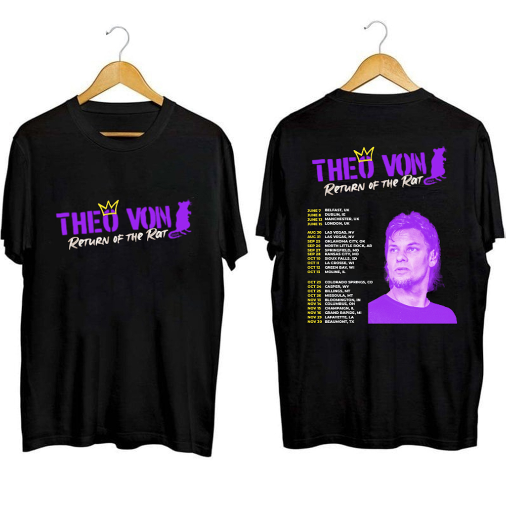 Theo Von Return Of The Rat Tour Shirt Theo Von Merch Gifts For Fans Theo Von Return Of The Rat Tour Shirt Theo Von Merch Gifts For Fans