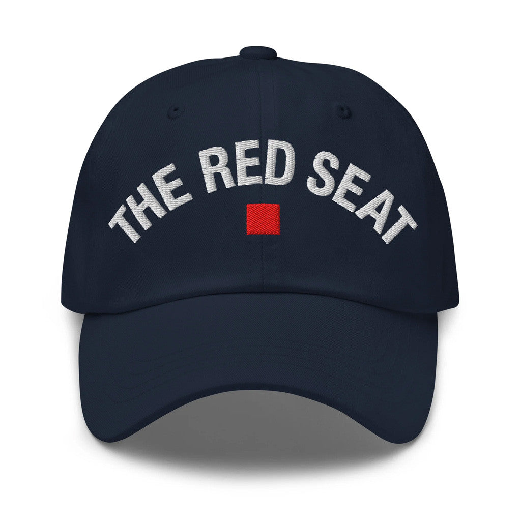 Theredseat Merch The Red Seat Wordmark Embroidered Cap Gifts For Him Theredseat Merch The Red Seat Wordmark Embroidered Cap Gifts For Him