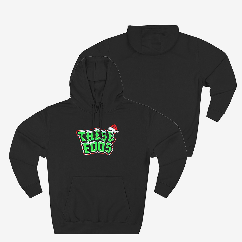 These Foos Lil Foo Santa Christmas Hoodie These Foos Apparel Streetwear Gift Ideas
