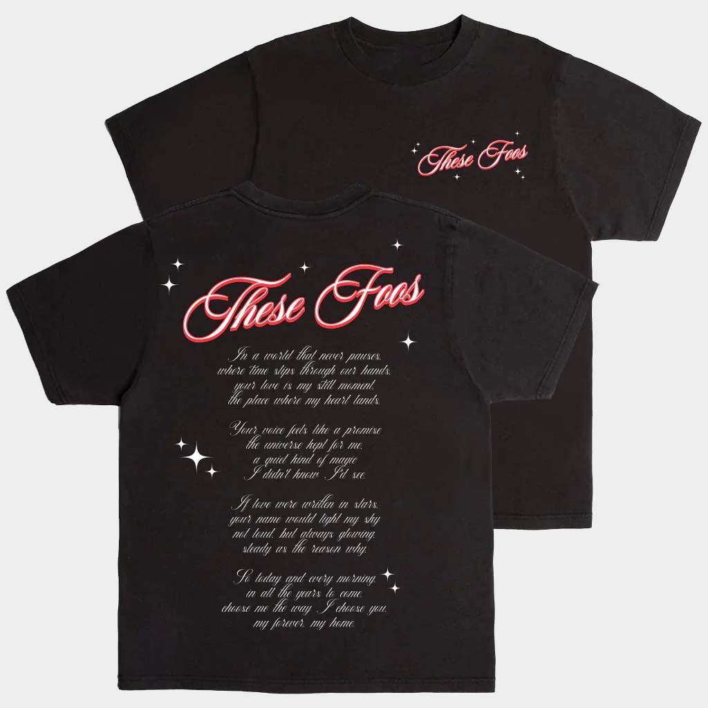 These Foos Merch These Foos Love Story T-Shirt Birthday Gift Ideas For BFF