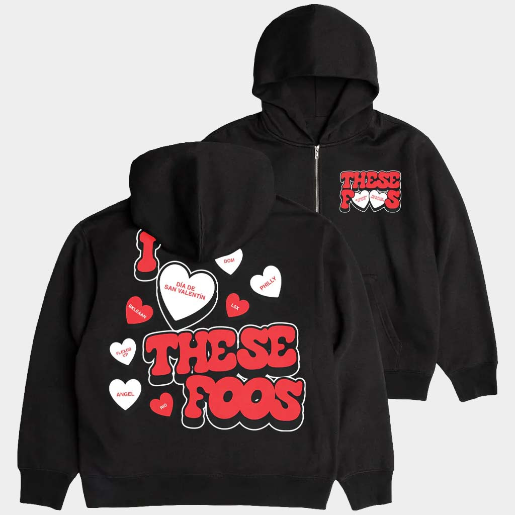 These Foos Merch These Foos Valentines Zip Up Hoodie Valentine Gift For Girlfriend These Foos Merch These Foos Valentines Zip Up Hoodie Valentine Gift For Girlfriend