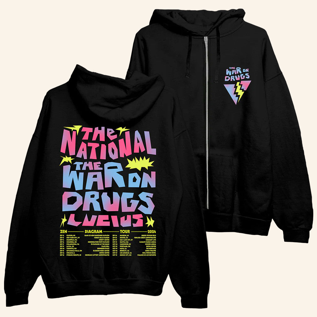 Thewarondrugs Merch Zen Diagram 2024 Zip Up Hoodie Gifts For Besties Thewarondrugs Merch Zen Diagram 2024 Zip Up Hoodie Gifts For Besties