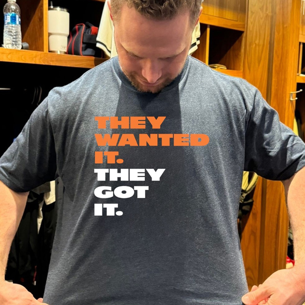 They Wanted It They Got It Chicago Football Coach Ben Johnson Shirt Game Day Gifts For Dad