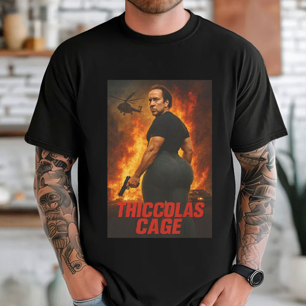 Thiccolas Cage Meme Funny T-Shirt Christmas Presents For Boyfriend Thiccolas Cage Meme Funny T-Shirt Christmas Presents For Boyfriend