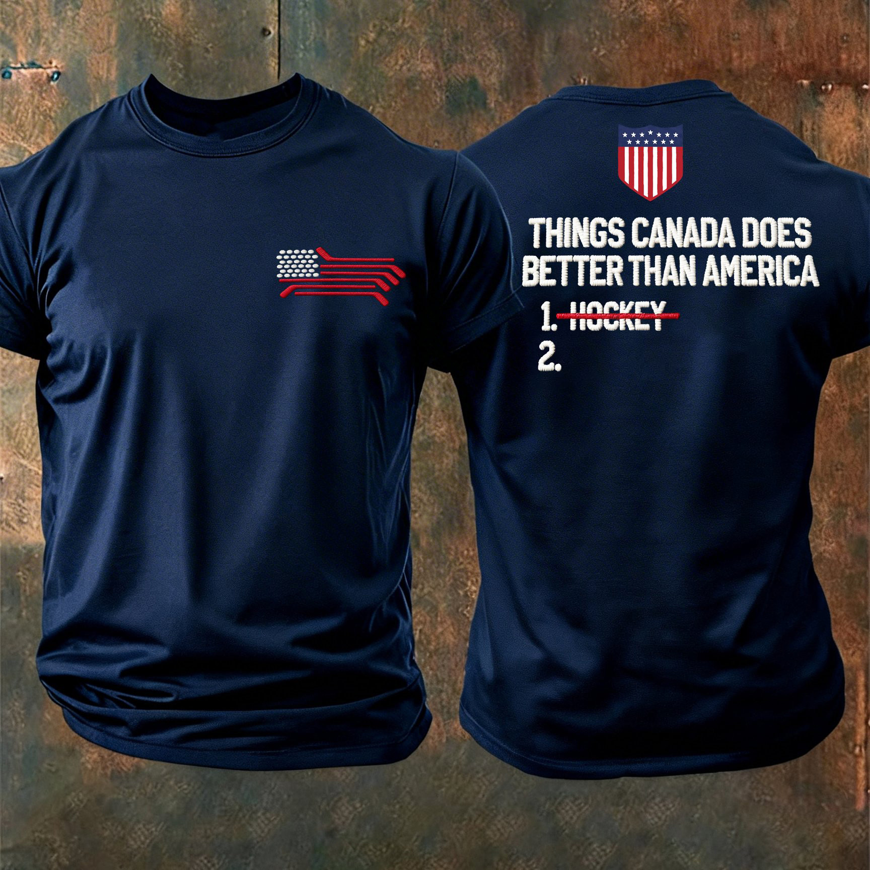Things Canada Does Better Than America T-Shirt Funny Hockey Clothes Gift For Fans