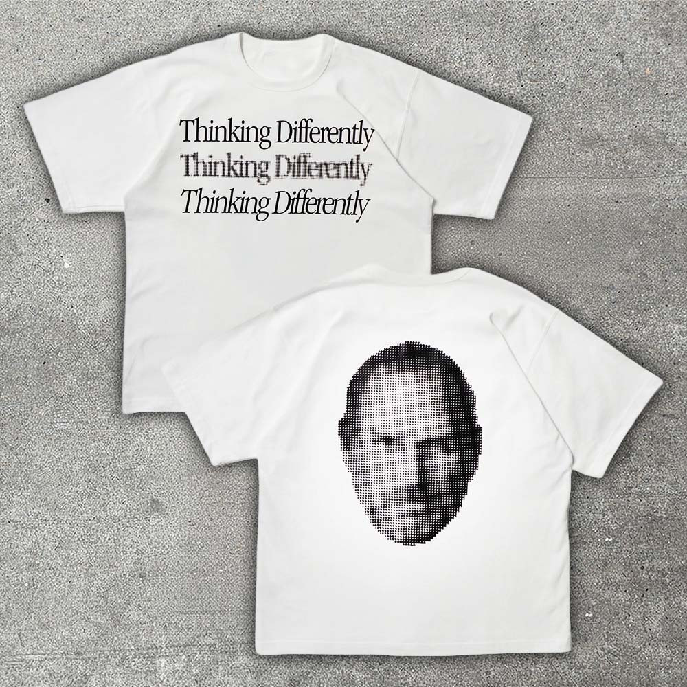 Thinking Differently T-Shirt Steve Jobs Inspired Retro Tech Culture Trending Merch Gift For Fans