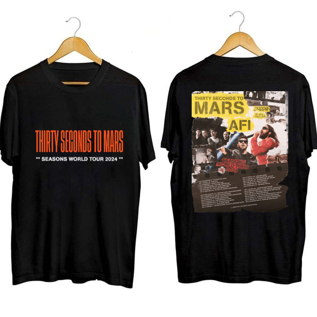 Thirty Seconds To Mars Seasons World Tour Shirt Fan Merch Gifts For Rock Music Lovers Thirty Seconds To Mars Seasons World Tour Shirt Fan Merch Gifts For Rock Music Lovers