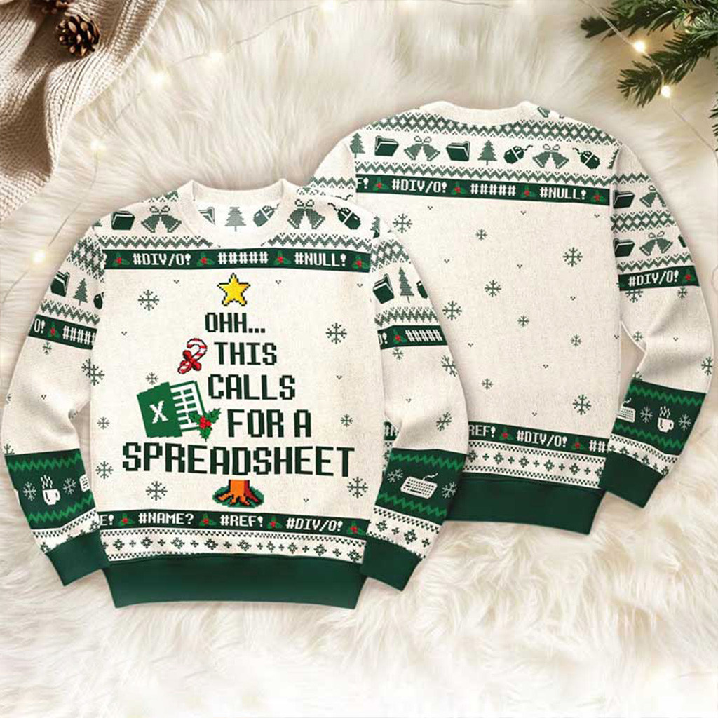 This Calls For A Spreadsheet The Office Christmas Ugly Sweater Christmas Gifts For Friends This Calls For A Spreadsheet The Office Christmas Ugly Sweater Christmas Gifts For Friends