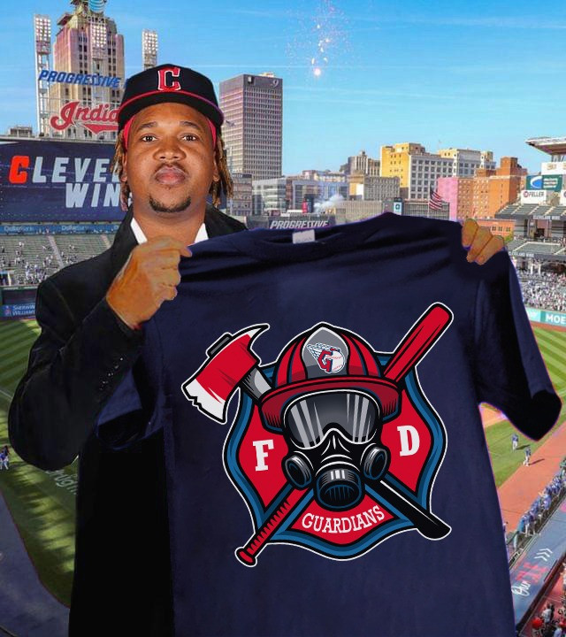 This Guardians Firefighter-Themed Shirt Best Gifts For Baseball Fans