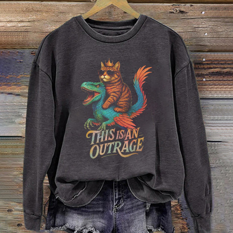 This Is An Outrage Sweatshirt Donut Holes Fan Club Clothes Gifts For Women