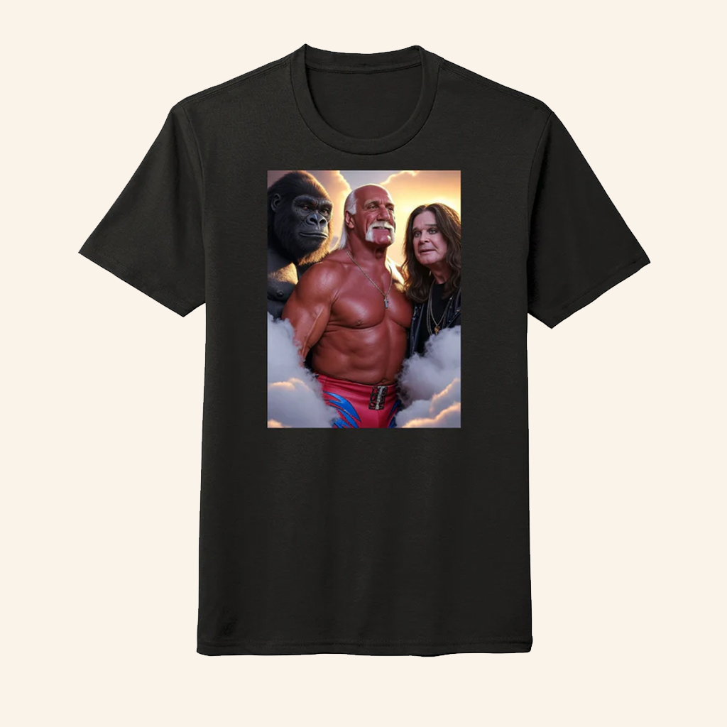 This Is Heaven T-Shirt RIP Hulk Hogan Ozzy Osbourne Harambe Shirt Gifts For Fans