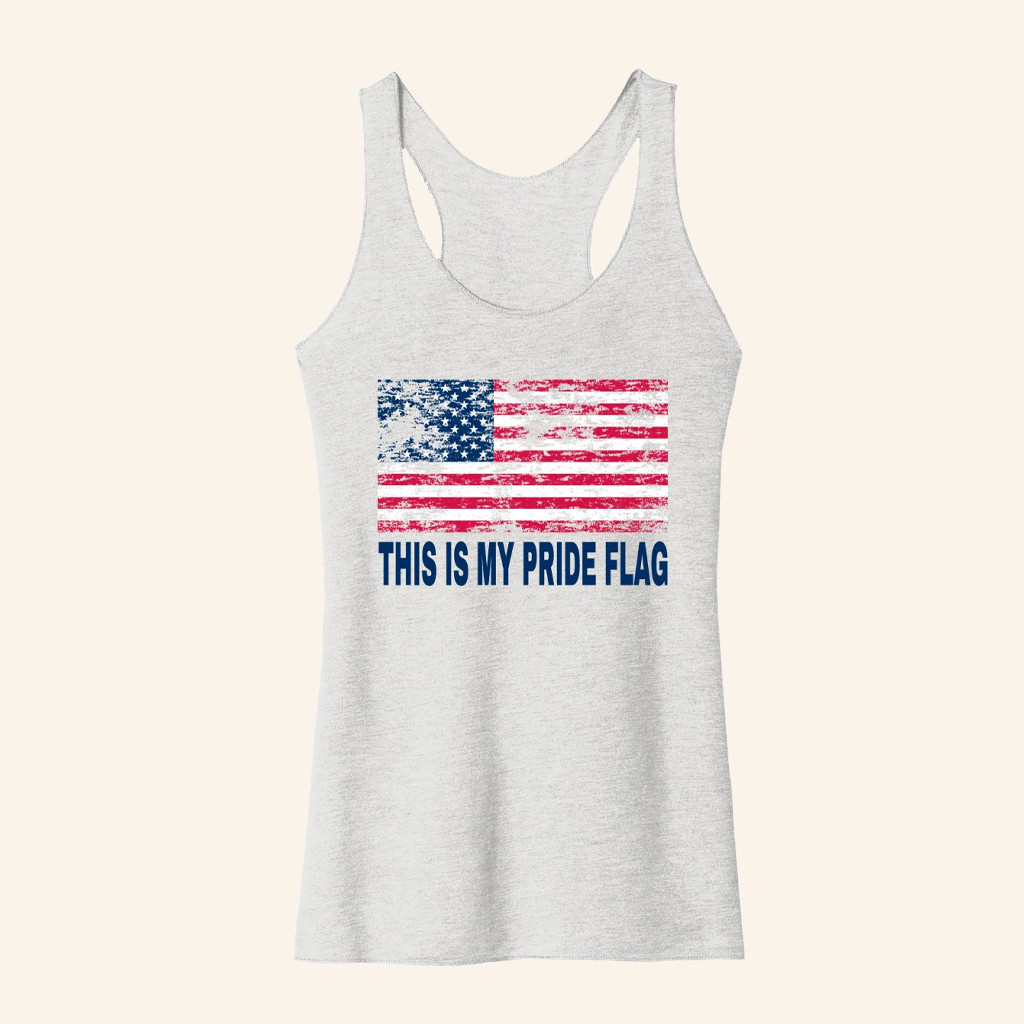 This Is My Pride Flag Tank Top American Flag Apparel Patriotic Gifts For Mom