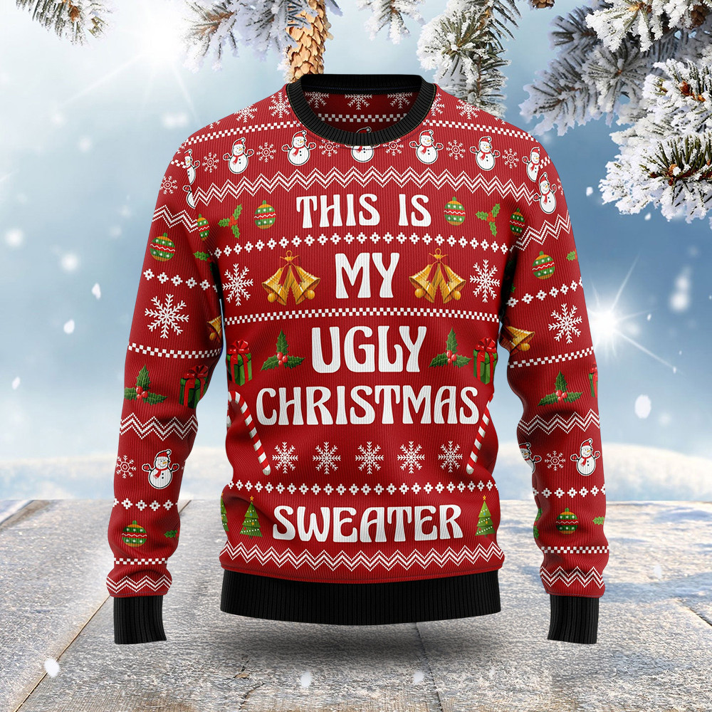 This Is My Ugly Christmas Sweater Holiday Clothing Weird Christmas Sweater Gifts