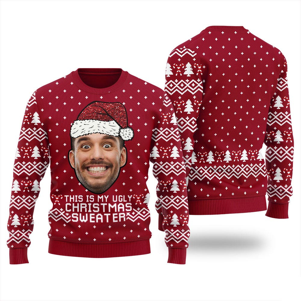 This Is My Ugly Christmas Sweater Personalized Photo Ugly Sweater Best Ugly Christmas Sweaters