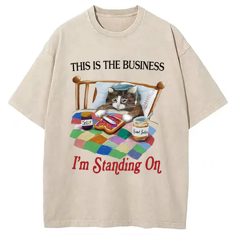 This is the Business Washed T-Shirt Cool Graphic Tee For Men Women Gifts For Sister