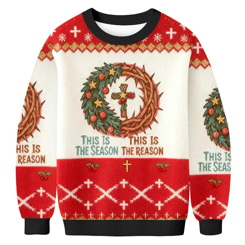 This Is The Season This Is The Reason Christmas Ugly Sweater Winter Apparel Gifts For Husband
