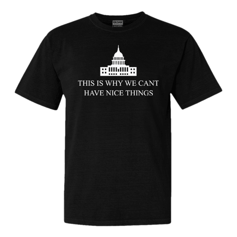 This Is Why We Can't Have Nice Things The White House Shirt Anti Government Political Tee This Is Why We Can't Have Nice Things The White House Shirt Anti Government Political Tee