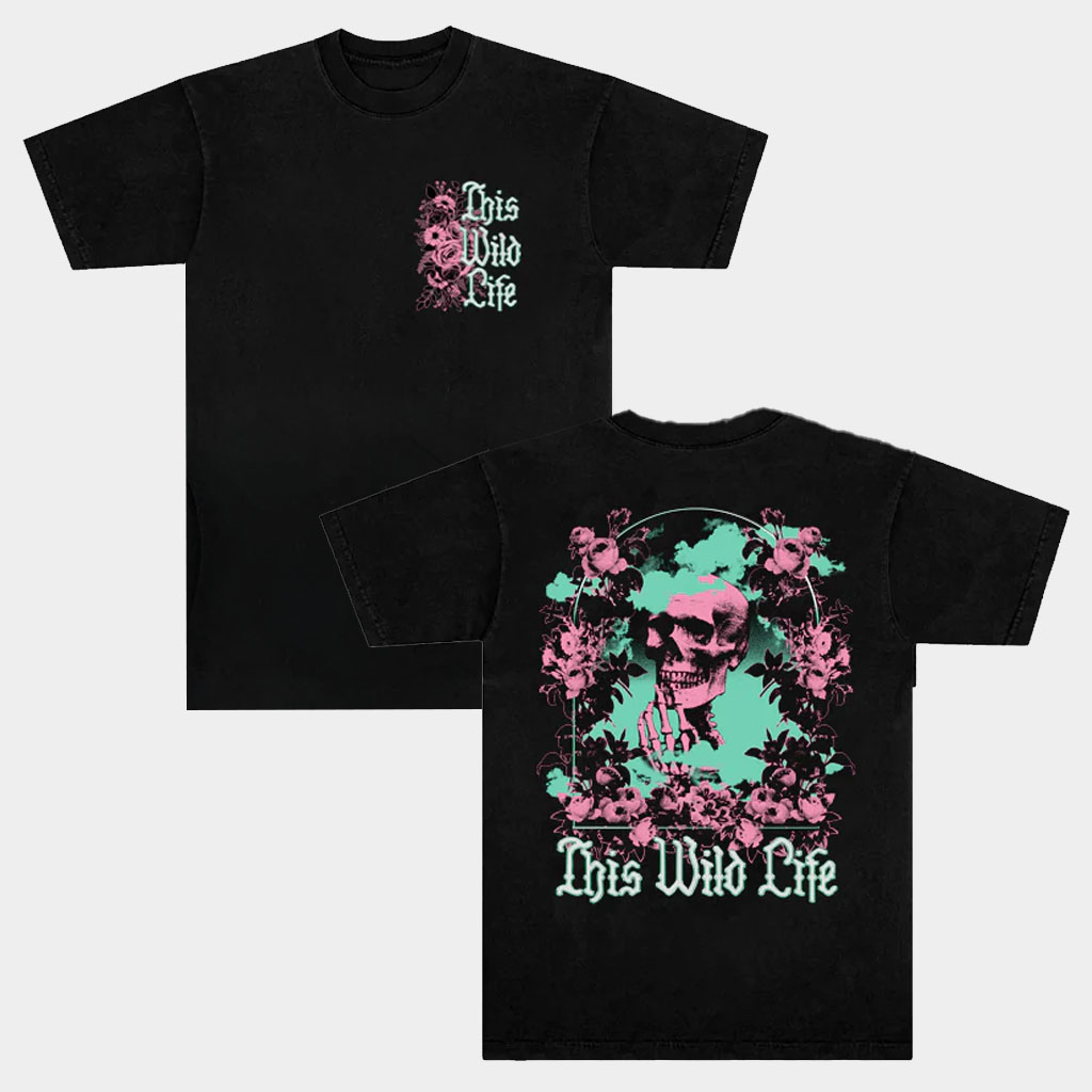 This Wild Life Merch 2026 Floral Skeleton T-Shirt Birthday Gift For Sister