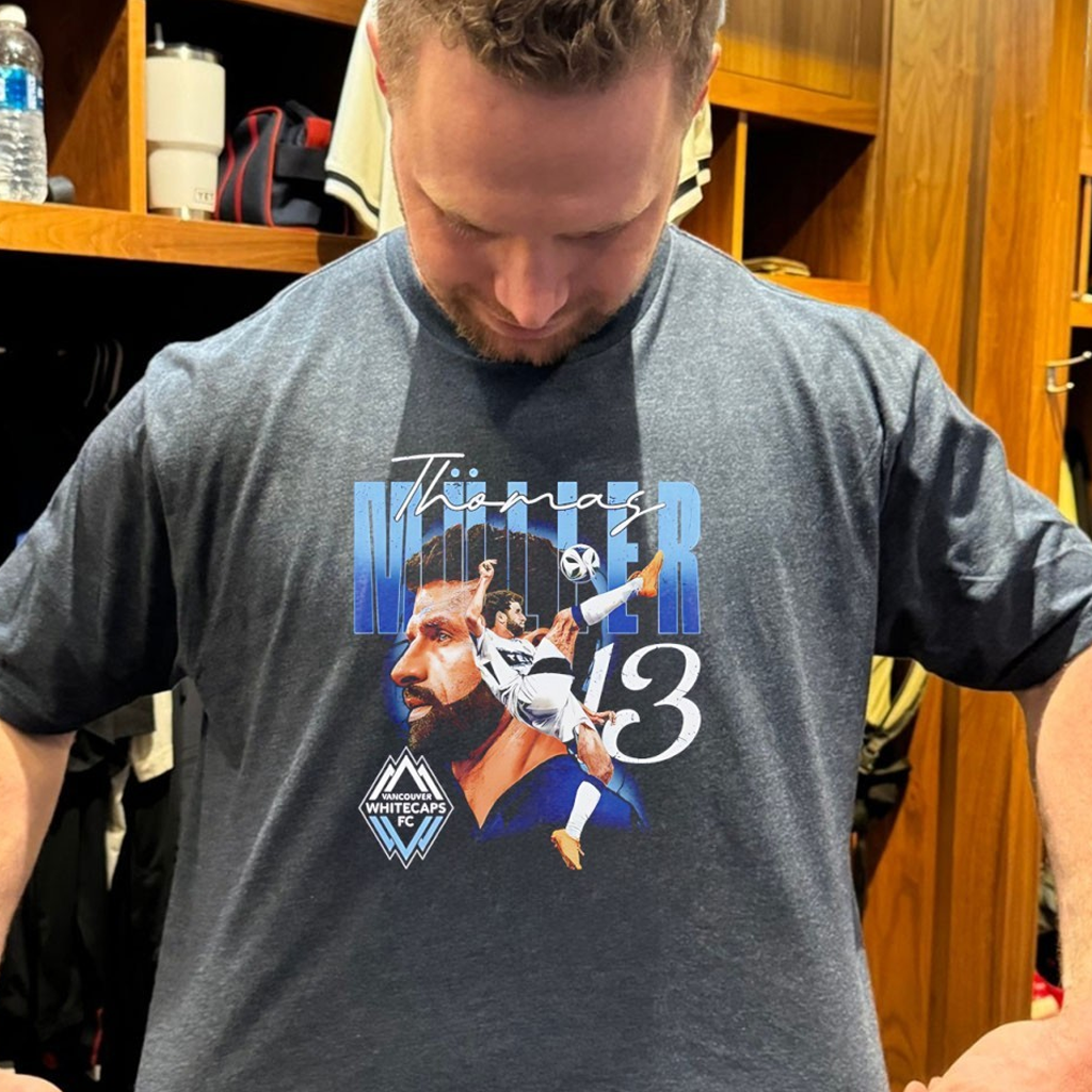 Thomas Muller 3 Vancouver Whitecaps FC T-Shirt Thomas Muller Merch Football Gifts For Men