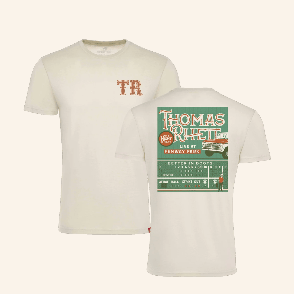 Thomas Rhett Merch 2025 Better In Boots Boston T-Shirt