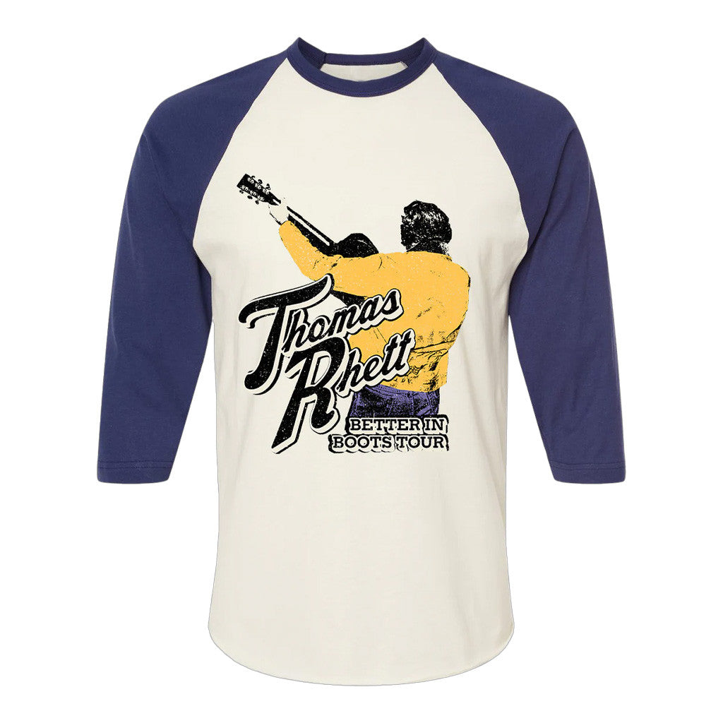 Thomas Rhett Merch Tour 2025 Better In Boots Baseball T-Shirt Gifts For Fans Thomas Rhett Merch Tour 2025 Better In Boots Baseball T-Shirt Gifts For Fans