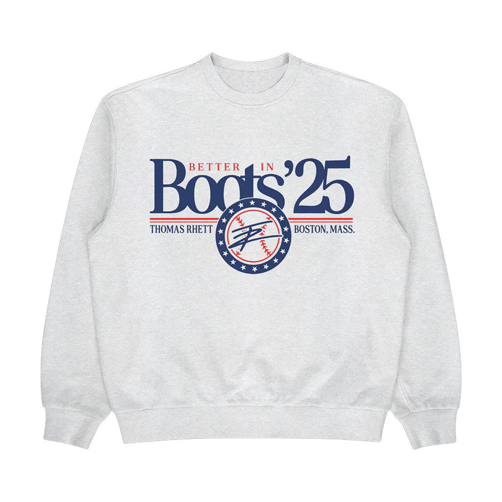 Thomas Rhett Merch Tour 2025 Better In Boots Boston Crewneck Sweatshirt Gifts For Her