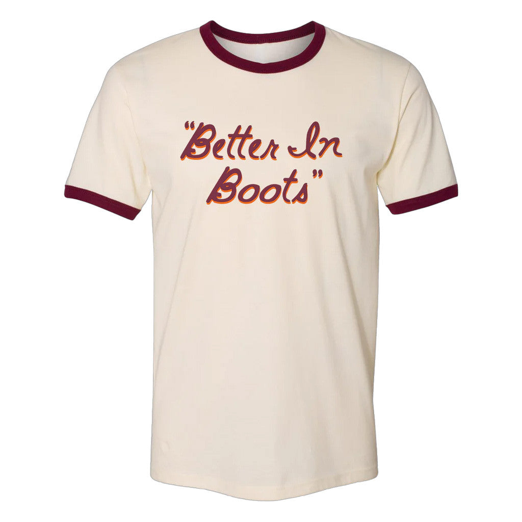 Thomas Rhett Merch Tour 2025 Better In Boots Script Ringer T-Shirt Gifts For Fans