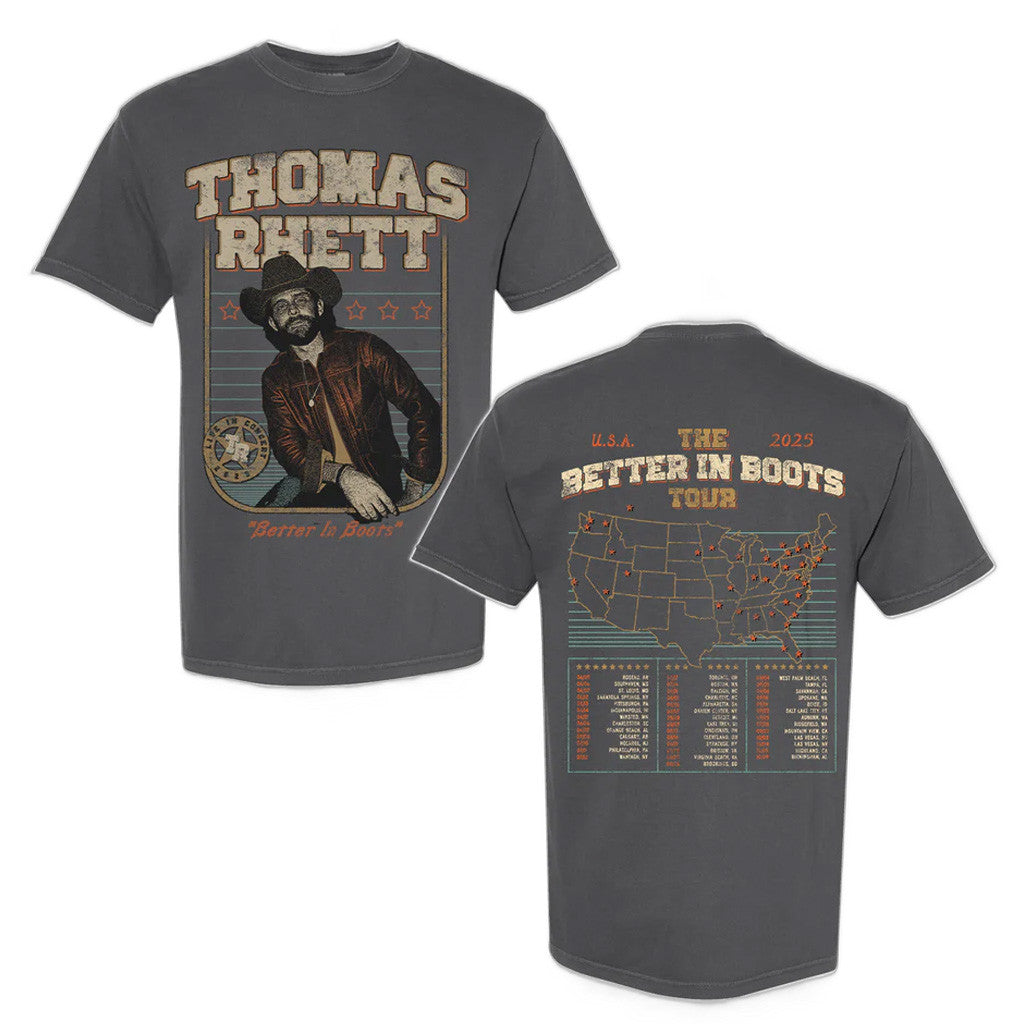 Thomas Rhett Merch Tour 2025 Photo T-Shirt Gifts For Father Thomas Rhett Merch Tour 2025 Photo T-Shirt Gifts For Father