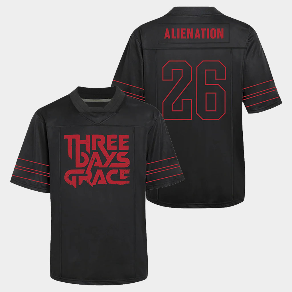 Three Days Grace Merch 2026 Alienation Jersey Best Gifts For Rock Music Lovers