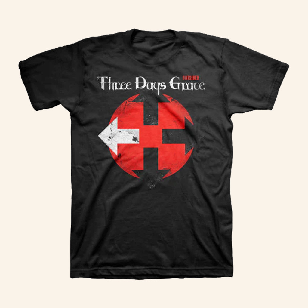 Three Days Grace Merch Eclipse Black T-Shirt Christmas Gifts For Rock Fans