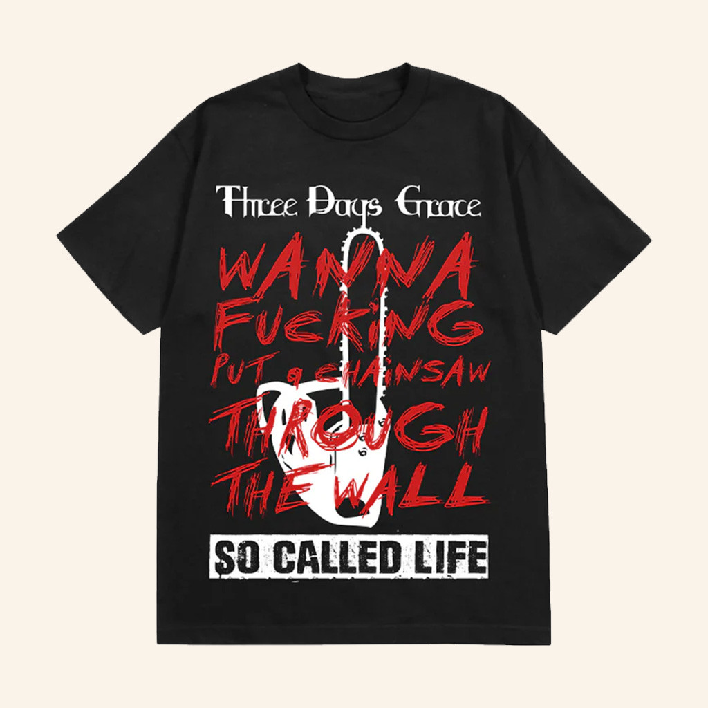 Three Days Grace Merch So Called Life T-Shirt Xmas Gifts For Him Three Days Grace Merch So Called Life T-Shirt Xmas Gifts For Him