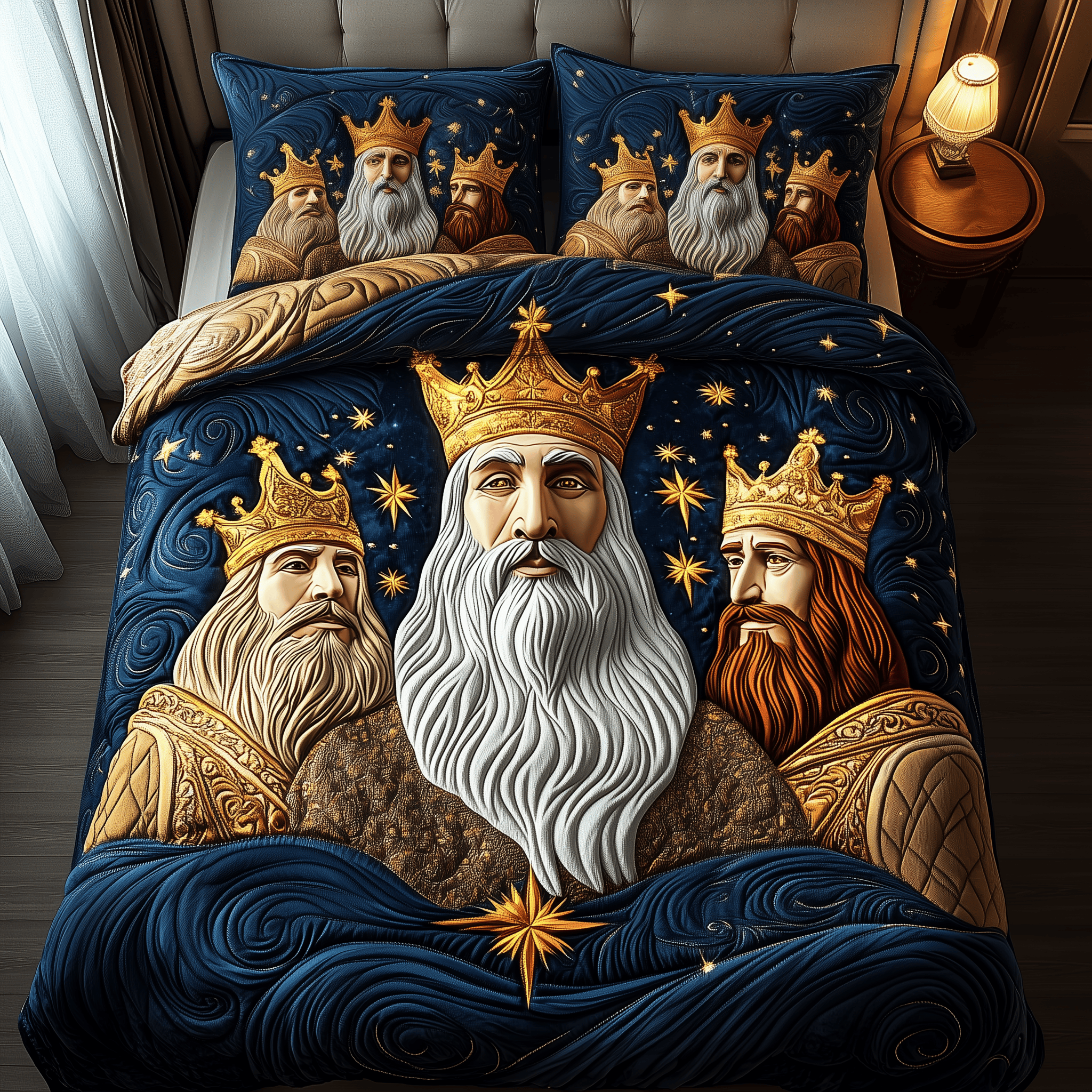 Three Kings Quilted Bedding Set Christian Gifts For Teens