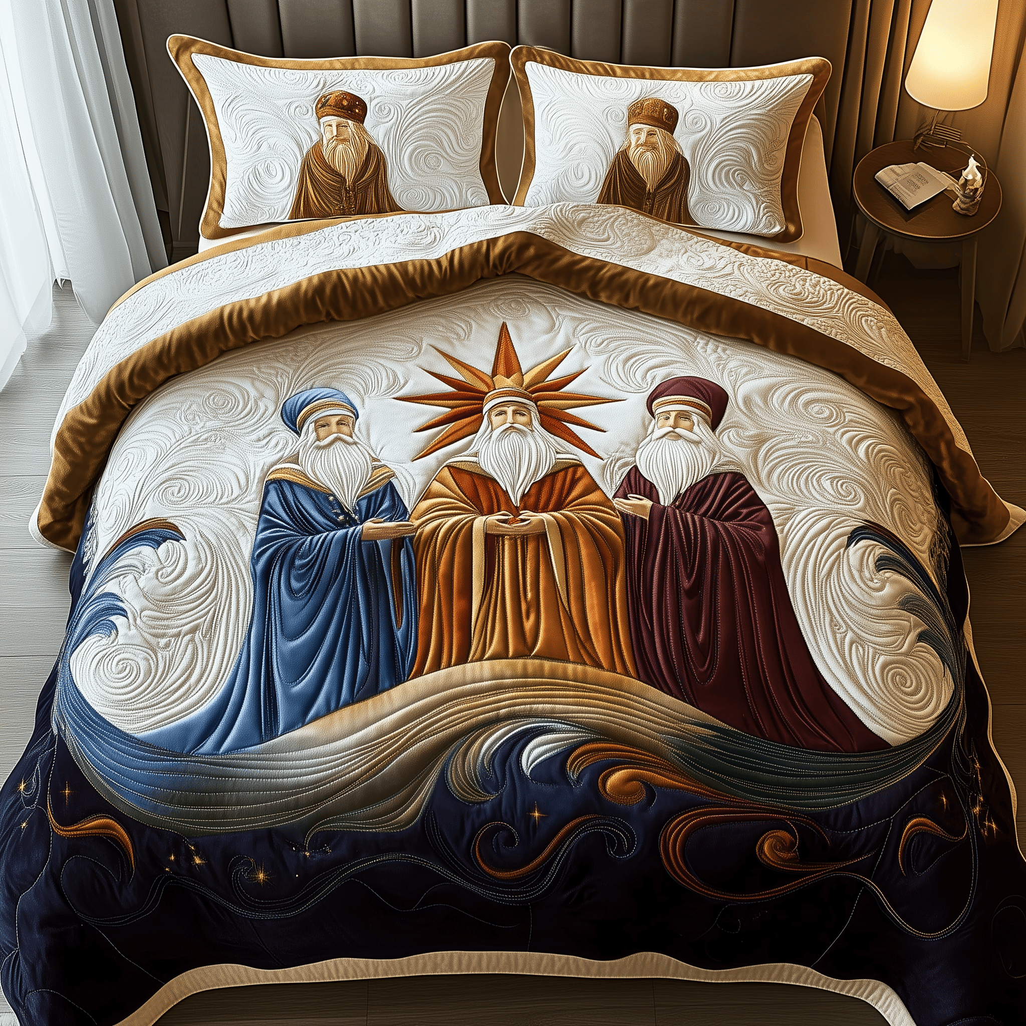 Three Kings Quilted Bedding Set Sister In Christ Gifts
