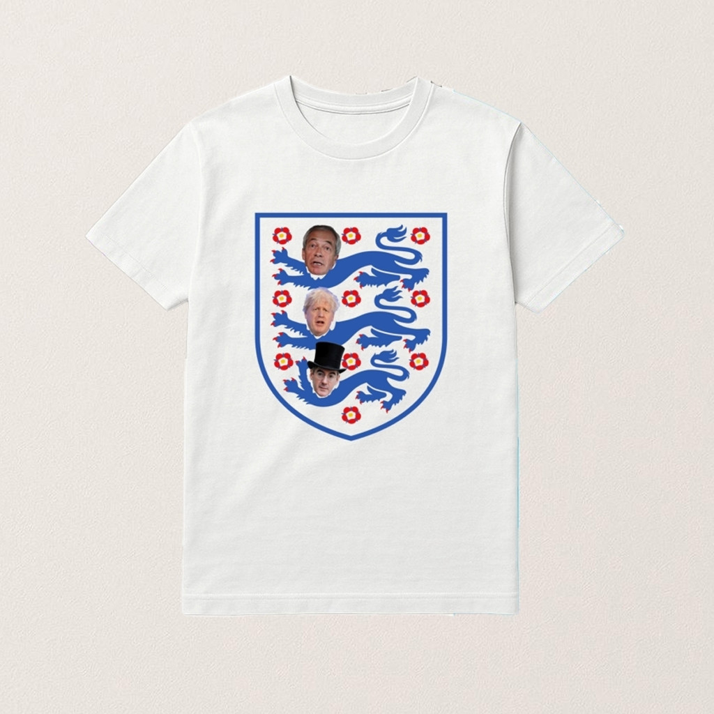 Three Liars On My Shirt England Football Team Crest T-Shirt Gifts For Friends