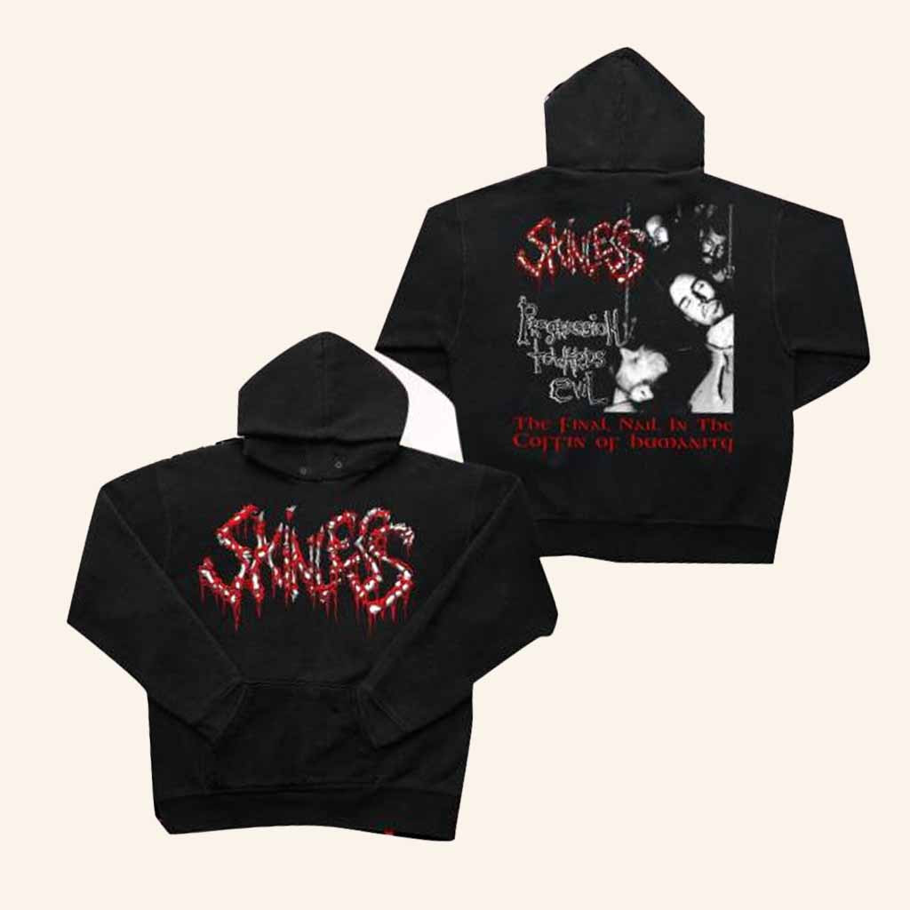 Three Year Boots Merch Skinless Album Hoodie Horror Apparel Gifts For Dudes Three Year Boots Merch Skinless Album Hoodie Horror Apparel Gifts For Dudes