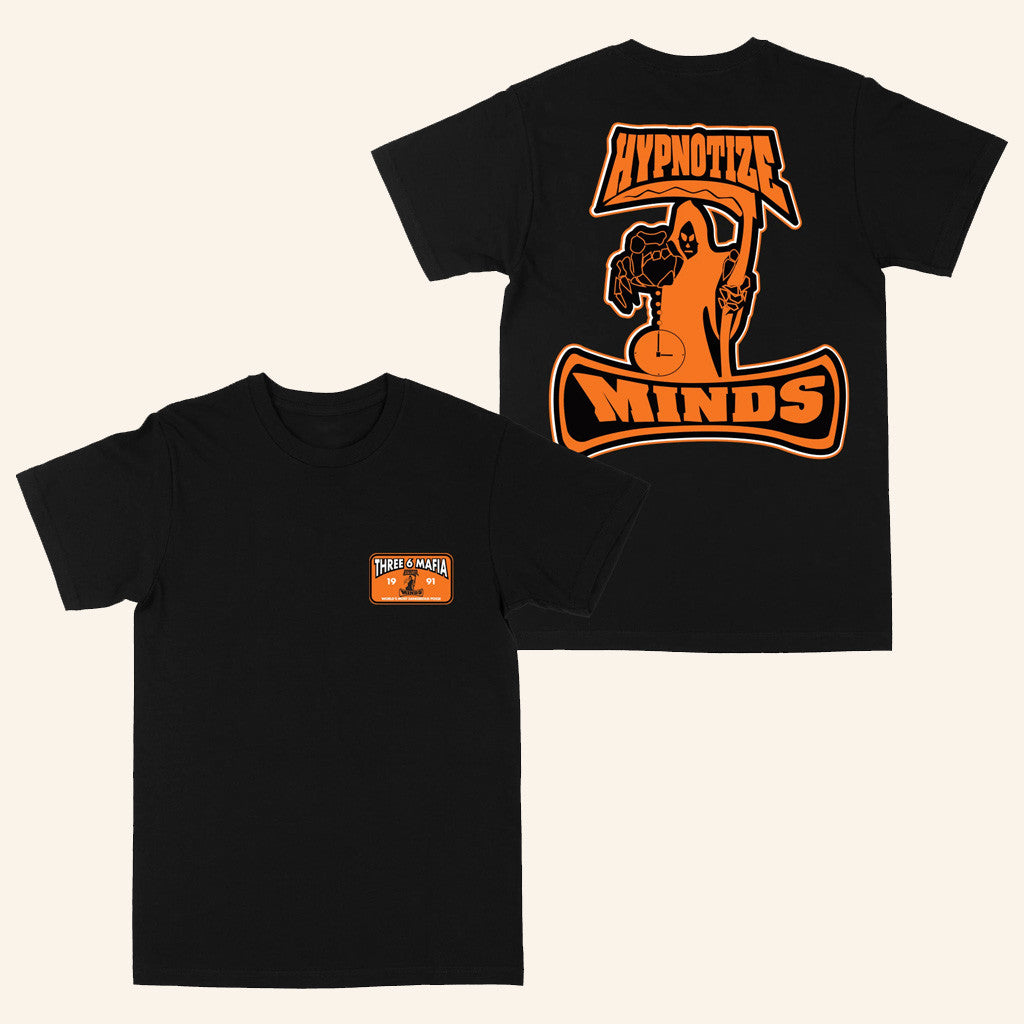 Three6mafiamerch Merch Hypnotize Established Woven Logo Black T-Shirt Him Gifts Three6mafiamerch Merch Hypnotize Established Woven Logo Black T-Shirt Him Gifts