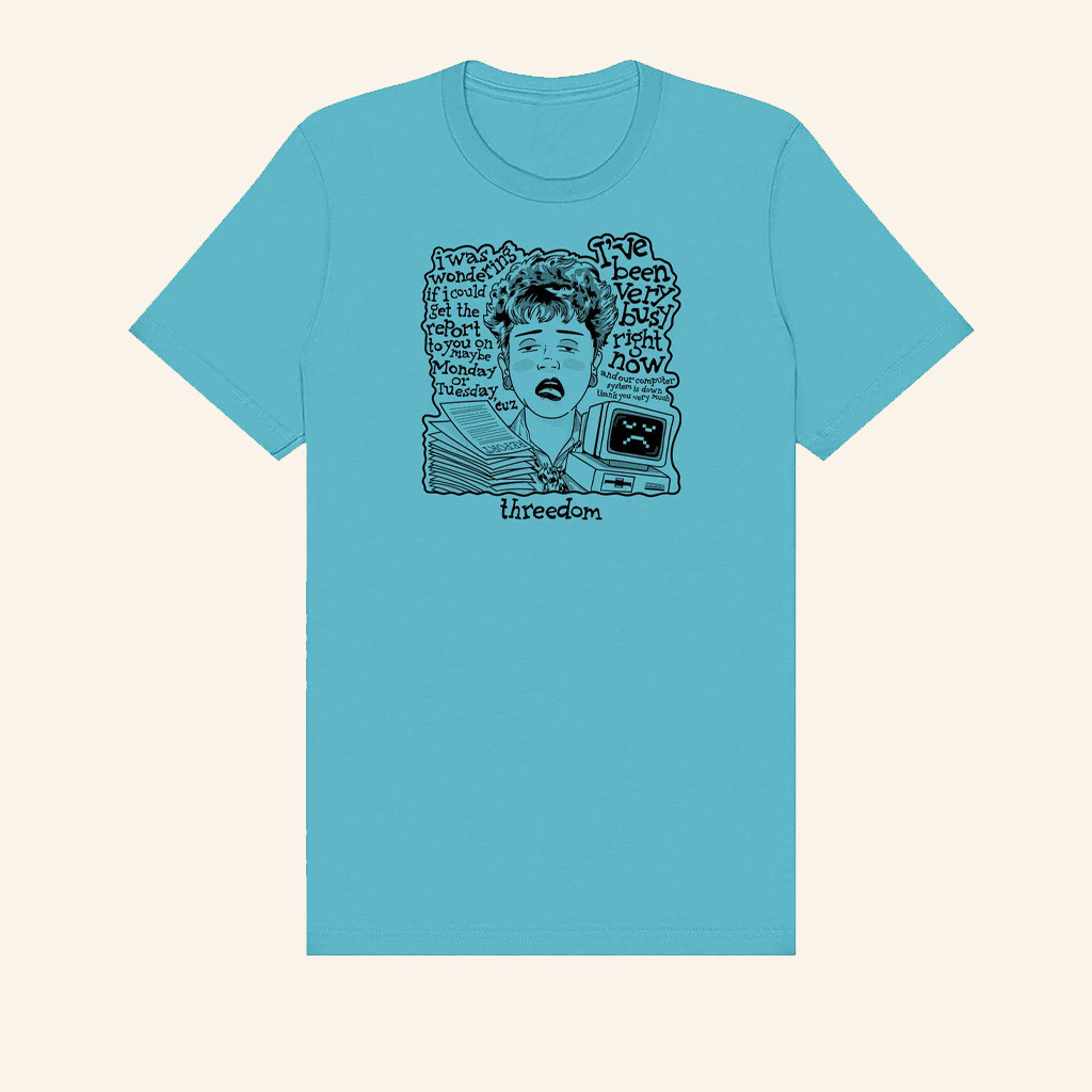 Threedom Merch Corporate Lady T-Shirt Christmas Presents For Wife Threedom Merch Corporate Lady T-Shirt Christmas Presents For Wife