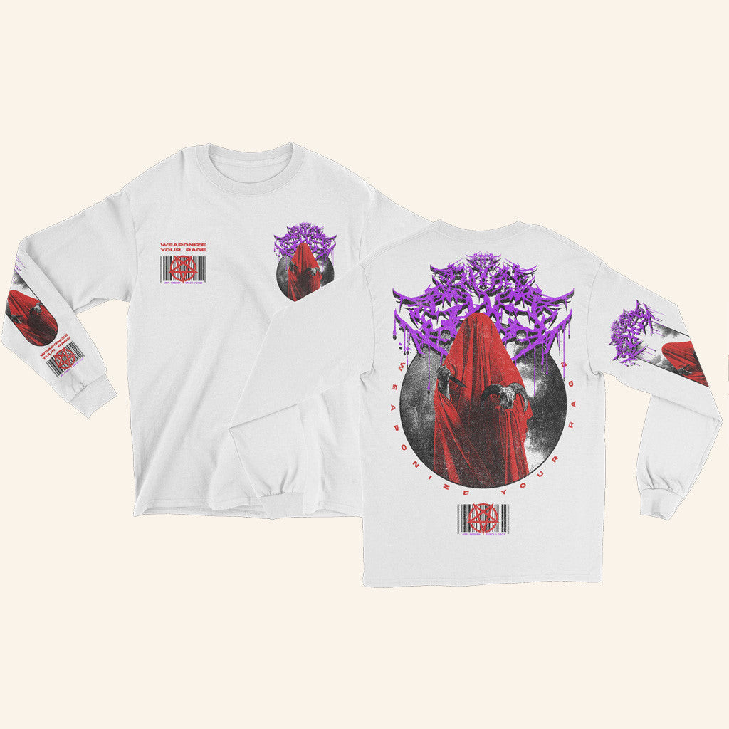 Thriller Records Merch Not Enough Space Sacrifice White Long Sleeve T-Shirt Gifts For Besties