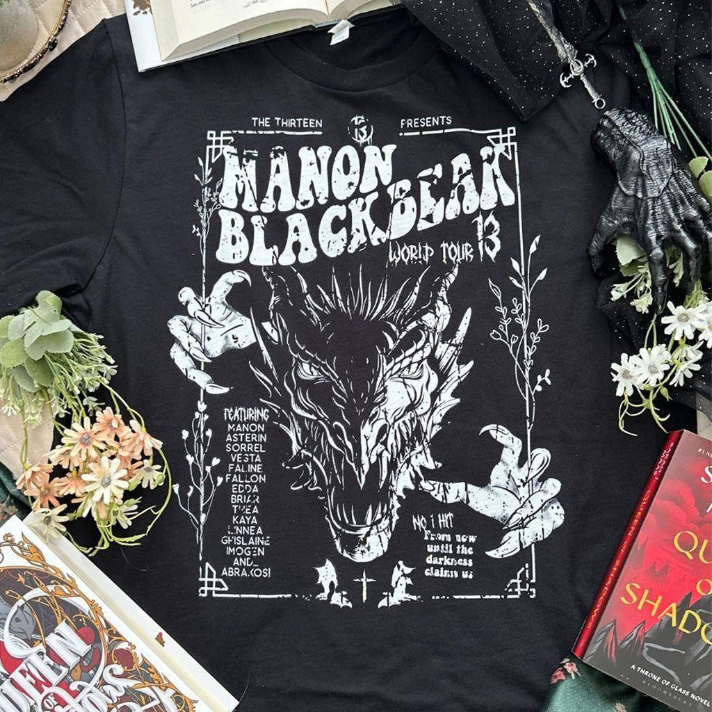Throne Of Glass Merch Manon Blackbeak T-Shirt Birthday Gift Ideas For Friends