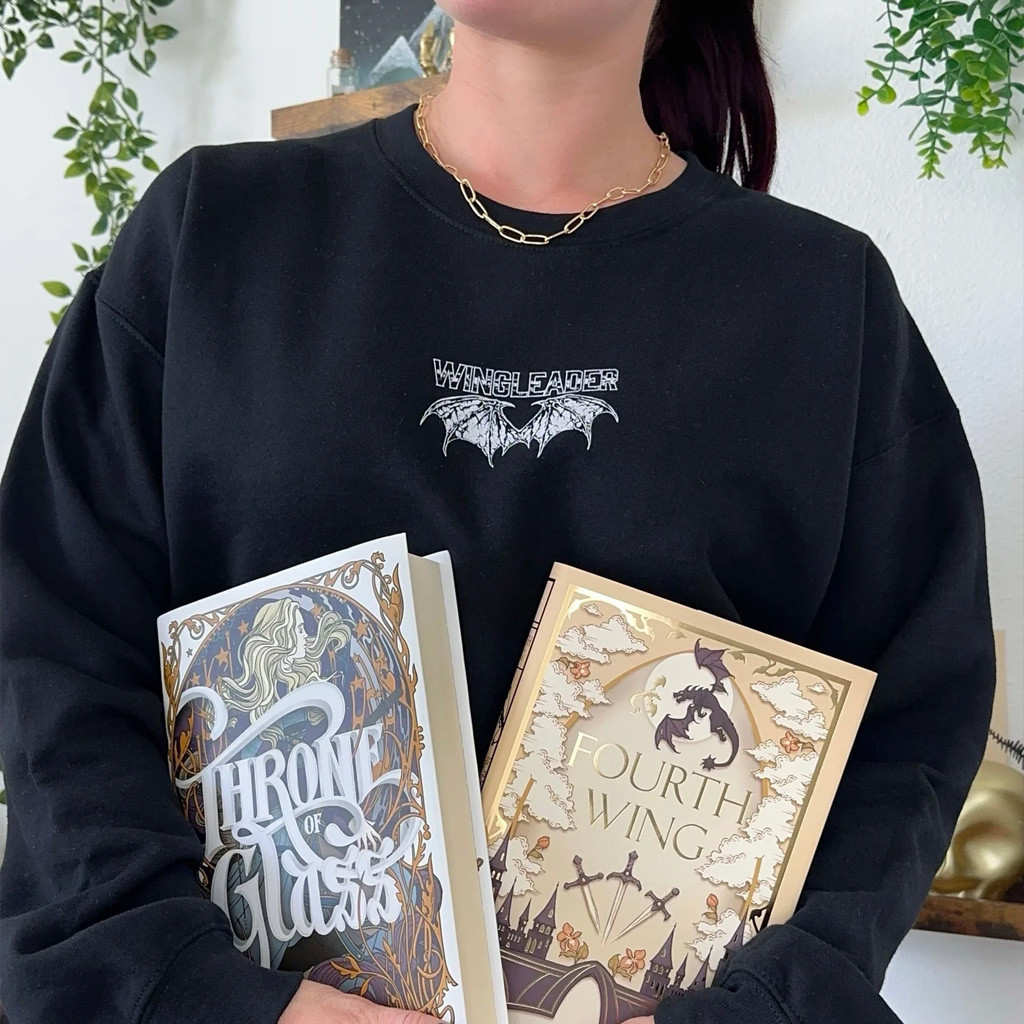 Throne Of Glass Merch Wingleader Sweatshirt Bookish Merch Gifts For Friends Throne Of Glass Merch Wingleader Sweatshirt Bookish Merch Gifts For Friends