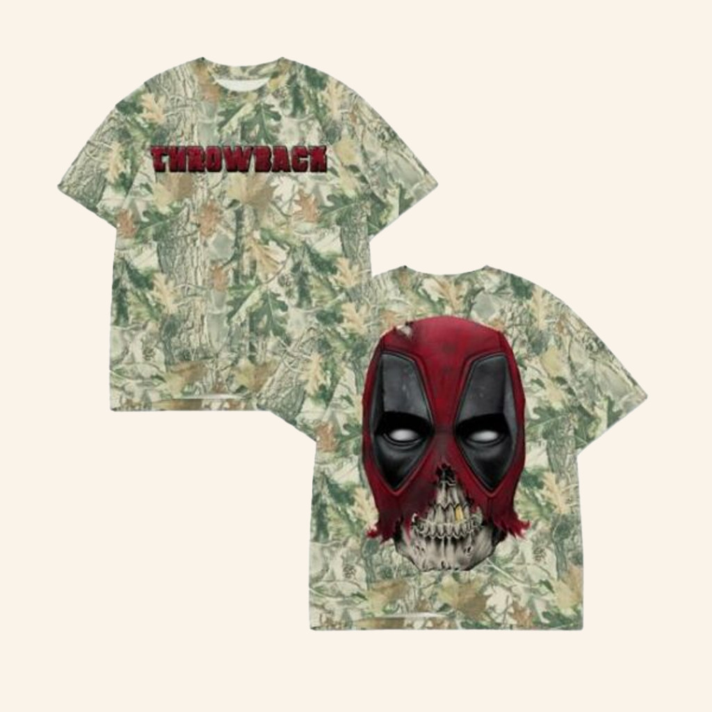 Throwback City Merch Throwback D Camo T-Shirt Gifts For Movie Fans Throwback City Merch Throwback D Camo T-Shirt Gifts For Movie Fans