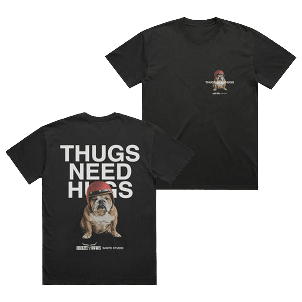 Thugs Need Hugs Shirt Santo Studio Bulldog T-Shirt Meaningful Father's Day Gifts Thugs Need Hugs Shirt Santo Studio Bulldog T-Shirt Meaningful Father's Day Gifts
